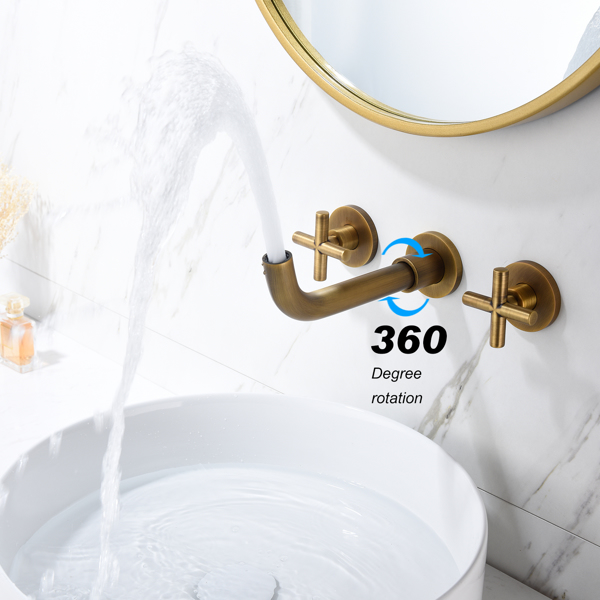 Bathroom Faucet Wall Mounted Bathroom Sink Faucet-Archaize