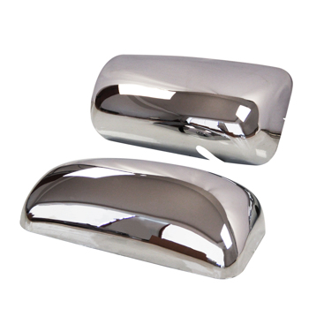 LEAVAN Chrome Door Mirror Covers Pair LH+RH(Fit: Kenworth T270 T370 T600 T660 T800)