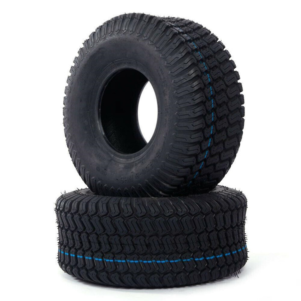 Lawn Mower Tractor tire 15x6.00-6 millionparts P332 4 Ply Color: Black