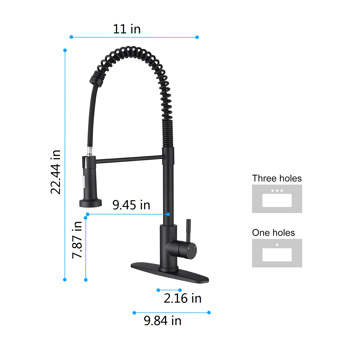  Kitchen Faucet with Pull Out Spraye