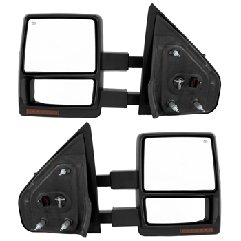 YITAMOTOR Pair Power Tow Mirrors For 07-14 Ford F150 Pickup Signal Puddle Heated