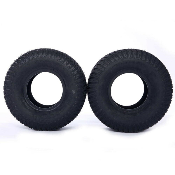 Lawn Mower Tractor tire 15x6.00-6 millionparts P332 4 Ply Color: Black