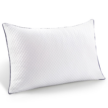 Power of Nature Memory Cotton Diamond Shape Silver Sleep Pillow（亚马逊禁售)