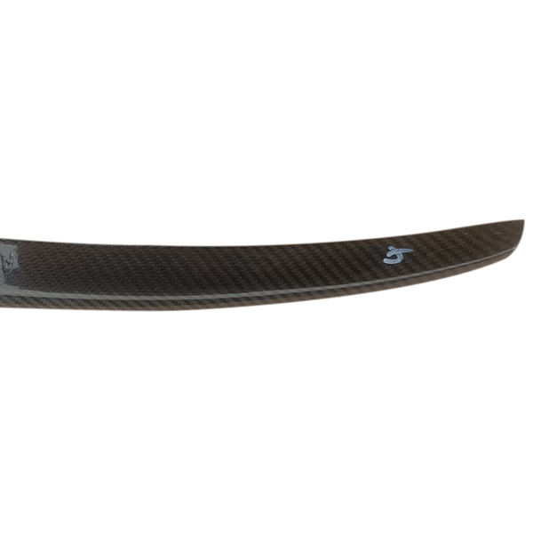Glossy Carbon Fiber Rear Trunk Spoiler for 14-18 Audi A3 S3 RS3 Bright Black