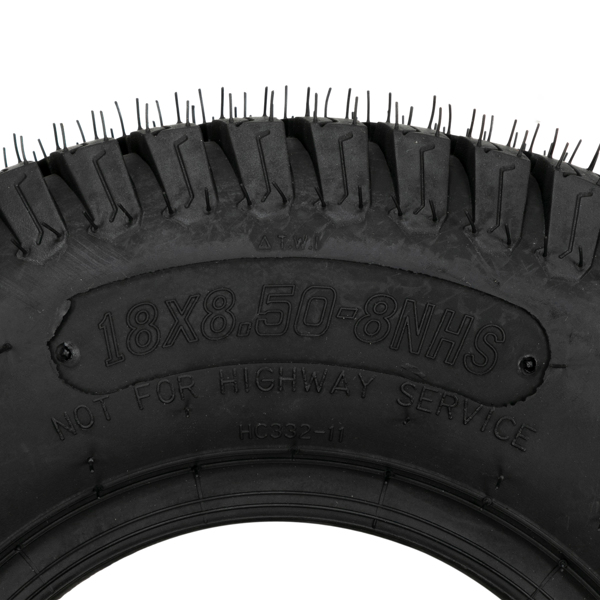 Two * 18x8.50-8 18x8.50-8 Garden Lawn Mower Turf Tires 4PR P332 PSI:22