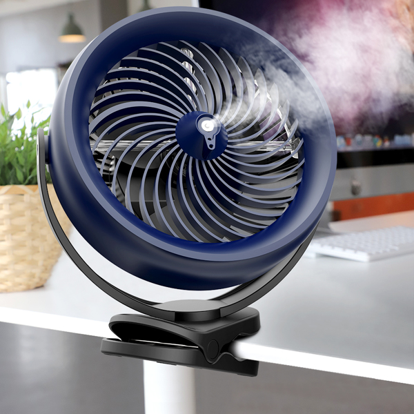 (ABC)10000mAh Battery Operated Misting Fan with Clip, 8-Inch USB Fan for Desk, Detachable Battery, 3 Speeds, 2 Mist Modes with 200ml Tank, 48 Hours Working Time for Home, Stroller, Office亚马逊禁售