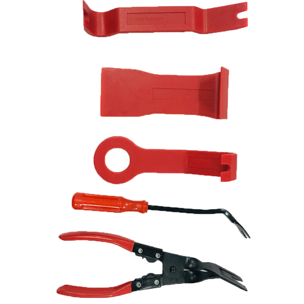 13Pcs Car Auto Trim Removal Set with Clip Pliers and Fastener Removers