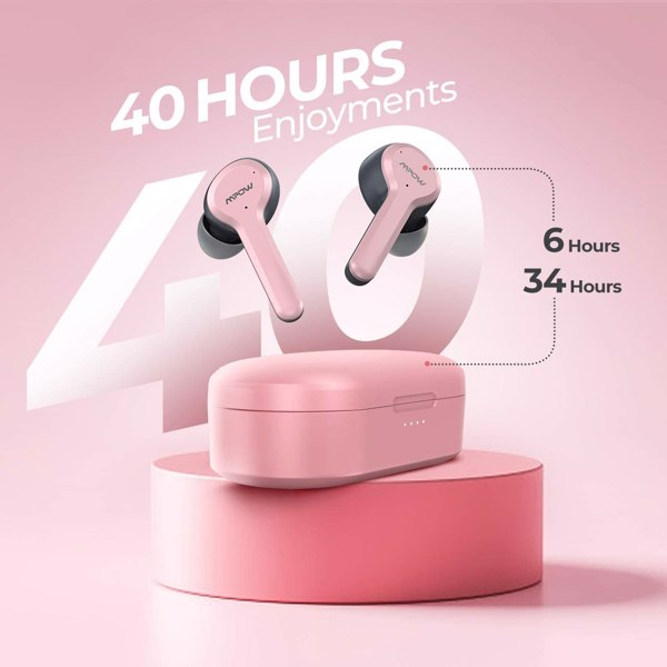 【Bans sale on Amazon】M9 True Wireless Earbuds w/ 200 hours Standby and Bass, IPX7 Waterproof Bluetooth 5.0 Headphones w/ Charging Case, Wireless Earphones w/ 30 Hours Playtime,