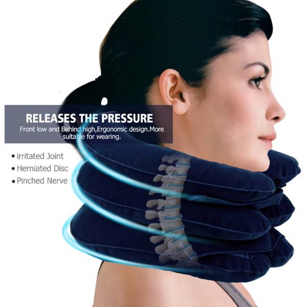 Cervical Neck Traction Device Collar Brace Support Pain Relife Stretcher Therapy