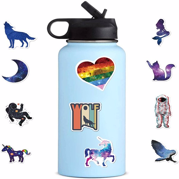 【Bans sale on Walmart】 (154 Pack) Galaxy Stickers, Laptop Stickers for Kid and Adult Cool Stickers for Laptop Luggage Water Bottle Skateboard