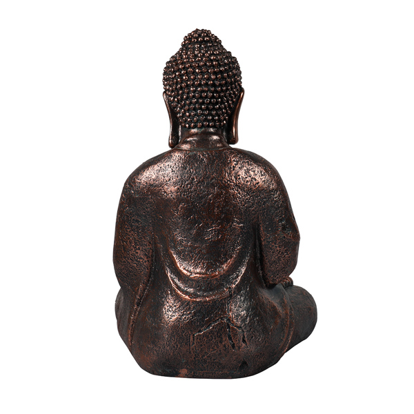 16.1inch Zen Buddha Indoor Outdoor Statue for Yard Garden Patio Deck Home Decor[Unable to ship on weekends, please place orders with caution]