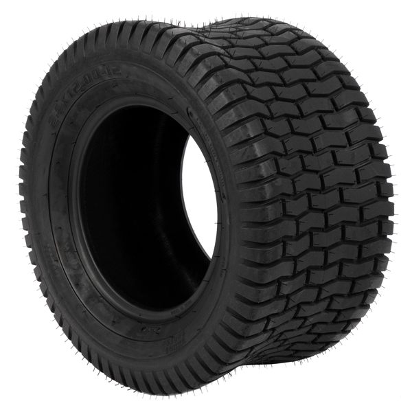 24 x12.00-12 6 Ply HEAVY DUTY Turf Master Lawn Mower Tire