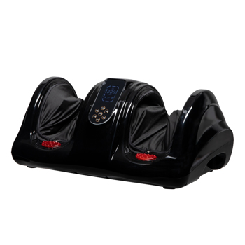 Foot Massage Machine With Air Heater With LCD Display Plastic Black Class 1-3 Vibration and Speed 110V 40W