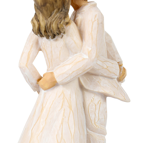 Kissing Couples Statues Sculpture Handmade Carving Figurine for Home Office Decor