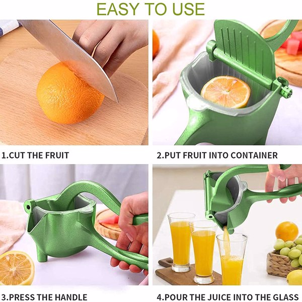 【Bans sale on Walmart】 9 Pcs Manual Fruit Juicer, Stainless Steel Heavy Duty Lemon Press Squeezer Extractor Tool, Includes Filter Bags, Vegetable Scrubber Brush, Fruit Peeler Knife