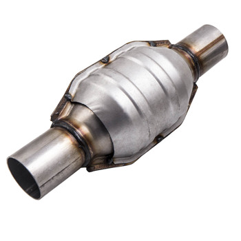 EPA Approved 2.25\\" Inlet/Outlet Catalytic Converter Universal Stainless Steel