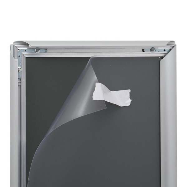 A3 Aluminum 42 * 29.7cm 25mm Poster Frame, Right Angle Silver