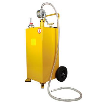 30 Gallon Gas Caddy Tank Storage Drum Gasoline Diesel Fuel Transfer Bright Yellow JGC30 RAL1003