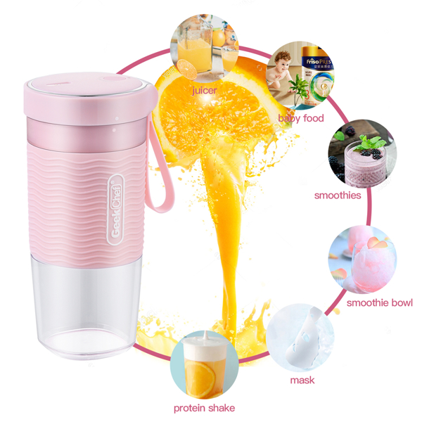 Portable Blender, Personal Smoothie and Shakes Blender, Cordless Personal Blender Cup, 10oz/300ml
