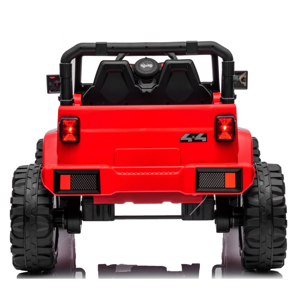 LZ-9956 Dual Drive 12V 7A.h with 2.4G Remote Control Electric Car Red