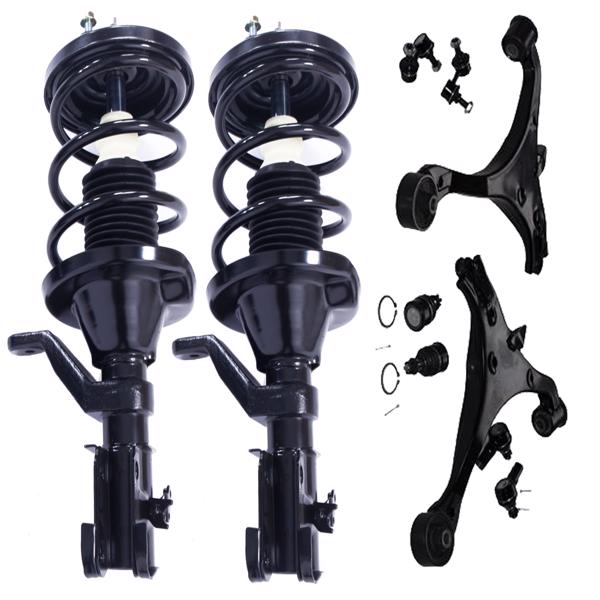 10pc Front Struts + Suspension Kit Fits 2003-2005 Honda Civic 1.7L