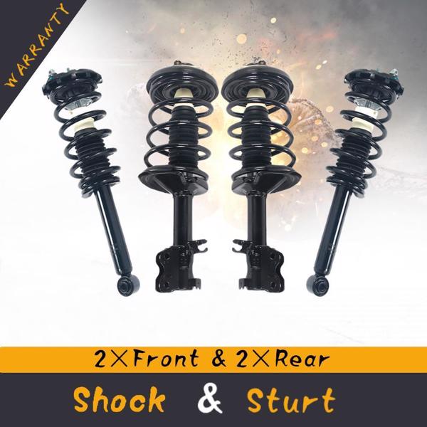 4Pcs 00-01 For Nissan Maxima Complete Struts /Shocks & Spring Coils w/ Mounts