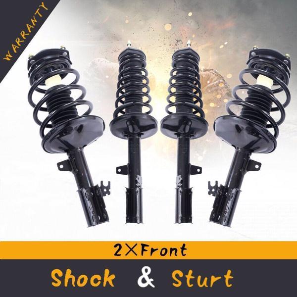 4 New Full Set Complete Struts/Shocks & Coil Spring For 1997-2001 Toyota Camry