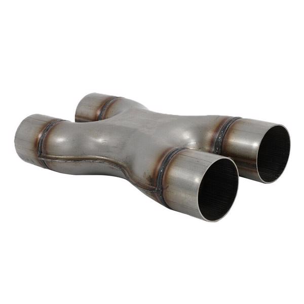 2.5" X-pipe Universal Xpipe Stainless Steel Crossover Duals Dual Exhaust x2