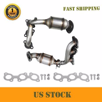 2 set of Exhaust Manifold Catalytic Converter for 2004 2005 2006 Toyota Sienna