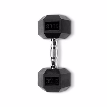 Hex Rubber Dumbbells for Strength Training Exercises Fitness Home Workout