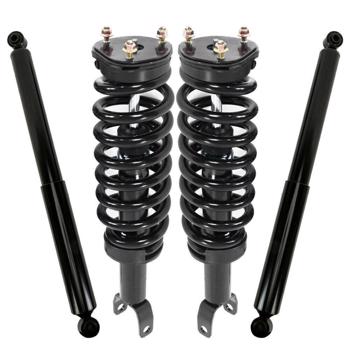 4WD 2006-2008 Dodge Ram 1500 Front Struts w/Spring & Rear Shocks Kit for 5-Lug