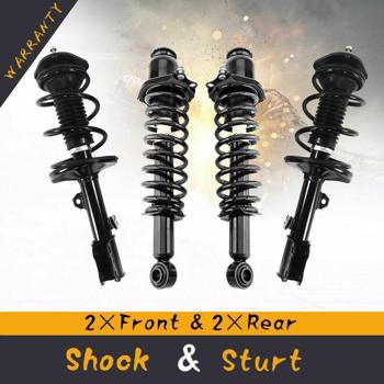 4Pcs Full Set Complete Struts & Coil Spring For 2003-08 Toyota Corolla