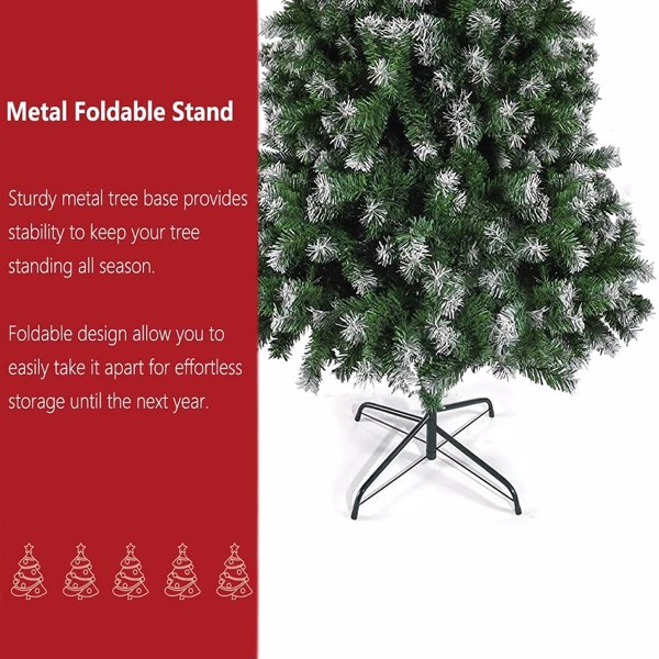 Christmas tree 180cm, 680 tips, green Christmas tree Christmas tree Lena Christmas decoration, fake Christmas tree with 680 tips and quick assembly folding umbrella system, with metal stand