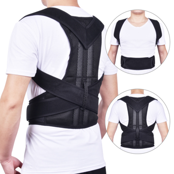 Back Support Belts Posture Corrector Back Brace Improves Posture and Provides For Lower and Upper Back Pain Men and Women-XL