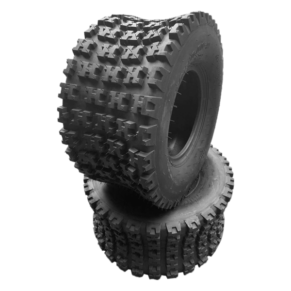 2 of Black Rubber Sport ATV Tires20x10-9 4PR millionparts wheels