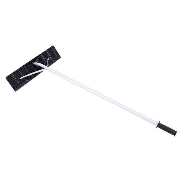 Extendable Aluminum Snow Rake, 5ft-20ft Sturdy Lightweight PP Snow Removal Tool with Wide Blade & 5-Section Tubes & TPE Anti-Skid Handle