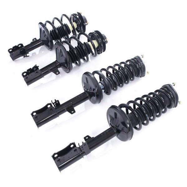 4 New Full Set Complete Struts/Shocks & Coil Spring For 1997-2001 Toyota Camry