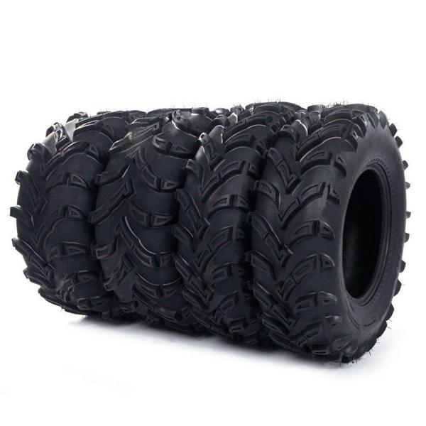 four of  26x9-12 26x11-12 Front rear left and right ATV Tires  6ply Rubber bias