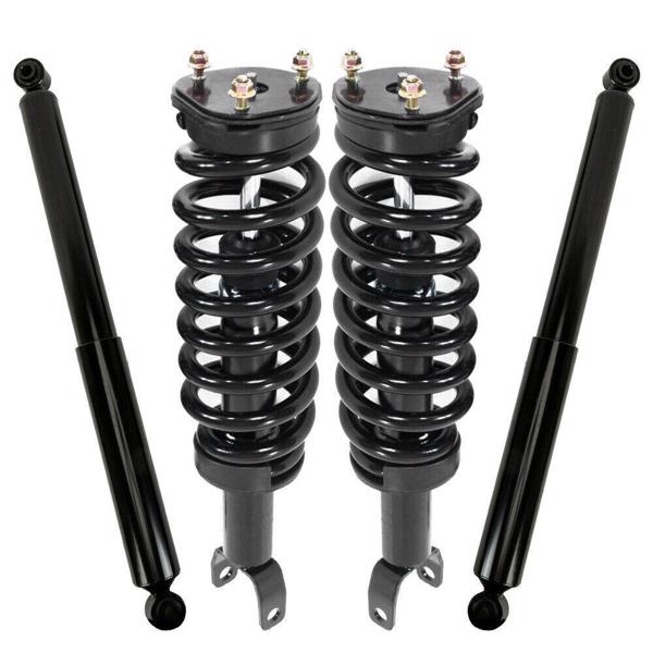 4WD 2006-2008 Dodge Ram 1500 Front Struts w/Spring & Rear Shocks Kit for 5-Lug