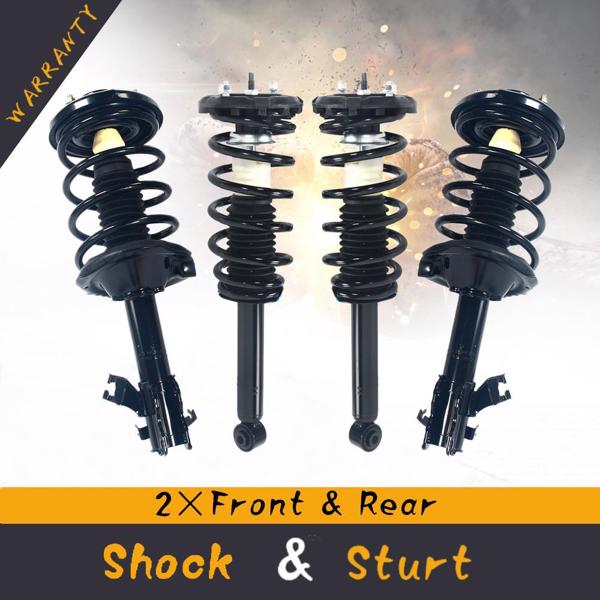 Complete Struts / Shocks & Spring Coils w/ Mounts x4 For Nissan Maxima  2002-03