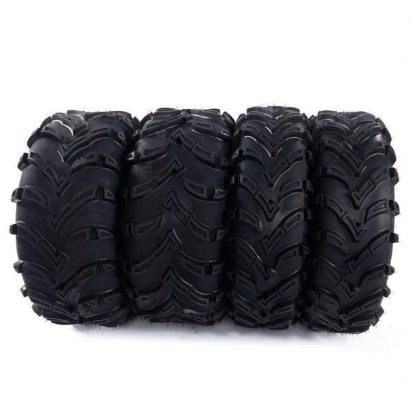 four of  26x9-12 26x11-12 Front rear left and right ATV Tires  6ply Rubber bias