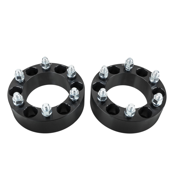 4pc 2" | 6x5.5/6x139.7| Black Wheel Spacers 108mm | 14x1.5 studs For Chevy & GMC