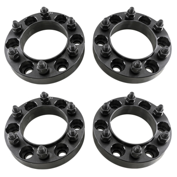 4pc 1.25\\" Black Hub Centric Wheel Spacers 6x139.7 or 6x5.5 for Toyota 4Runner