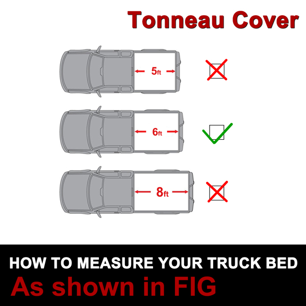 6' Bed Soft Roll-Up Tonneau Cover Pickup Truck For 05-15 Toyota Tacoma NEW