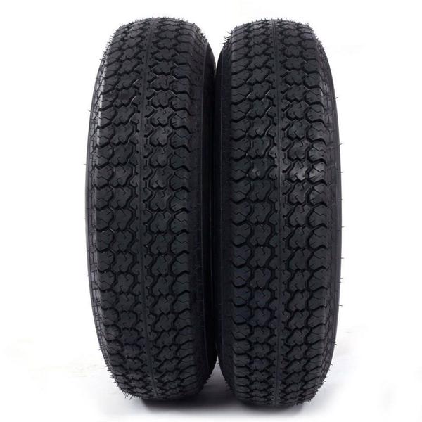 ST205/75D-15 Trailer Tires Rubber SW(in):7.99 Rim Width: 6" 2qty tires