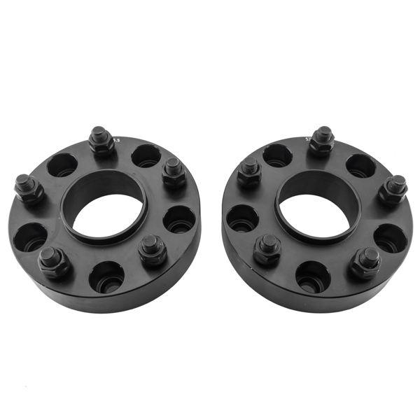 HubCentric 5x5.5 Black 1.5" Wheel Spacers 77.8mm 5lug Adapter For Dodge ram 1500