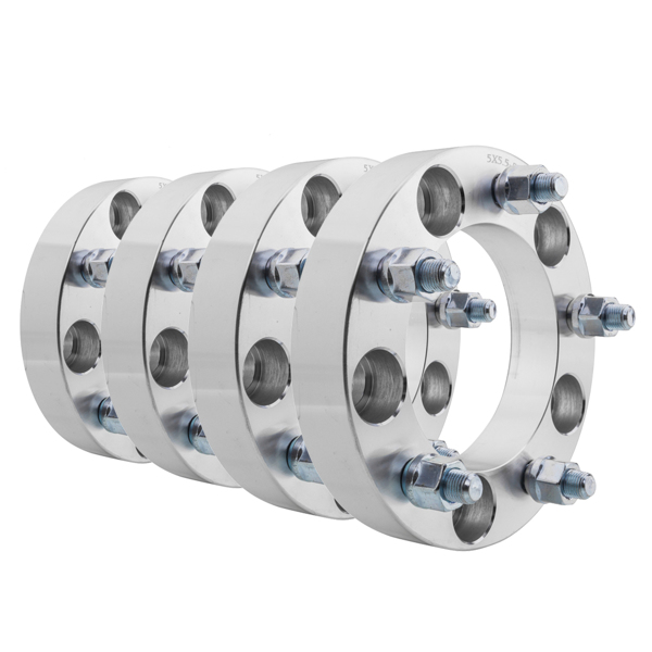 4pc 5x5.5 to 5x5.5 | 1.25" Wheel Spacers 108mm | 1/2 x20 for Dodge Ram 1500 Van