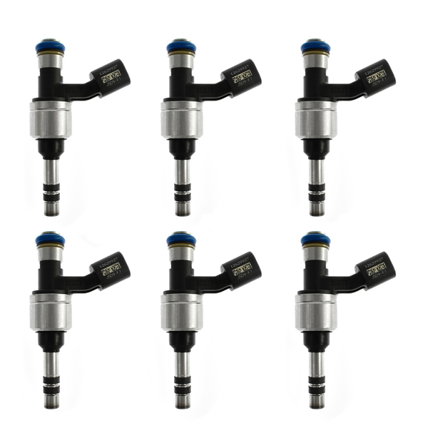 6Pcs Fuel Injectors Nozzle for 2010 Buic-k Allure LaCrosse 10-11 Cadilla-c CTS SRX Chevrole-t G-M-C Terrain 12629927