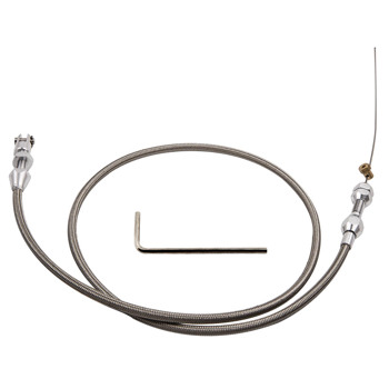 Universal 36\\" Stainless Steel Throttle Gas Cable for LS Engine LS1 4.8 5.3 5.7 6