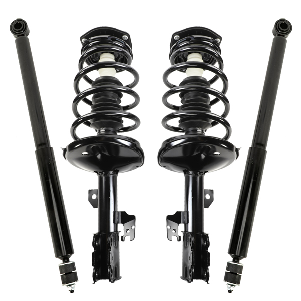 Front Quick Struts & Coil Spring + Rear Shocks For FWD Toyota Sienna 7 Seats